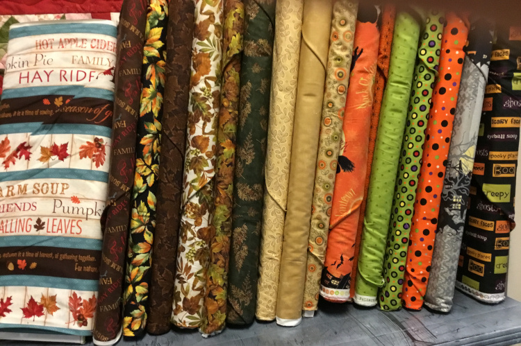 Fall theme assorted fabrics