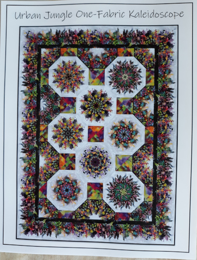 Urban Jungle One-Fabric Kaleidoscope Pattern