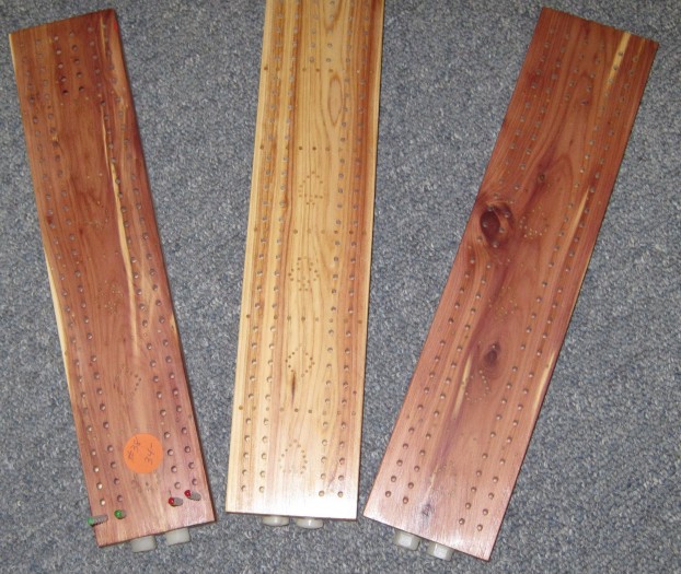 Cribbage boards