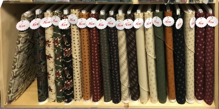Moda fabric at Diana's